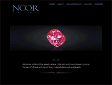 Tablet Screenshot of noorfinejewels.com